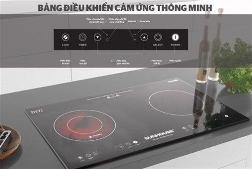 Bếp đôi điện từ hồng ngoại SHB9106-ES SUNHOUSE - 5