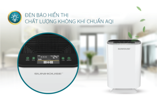 MÁY LỌC KHÔNG KHÍ SUNHOUSE SHD-20AP9718 - 9