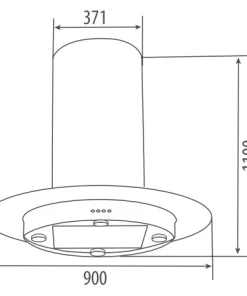 Máy Hút Mùi Độc Lập Canzy CZ 350C