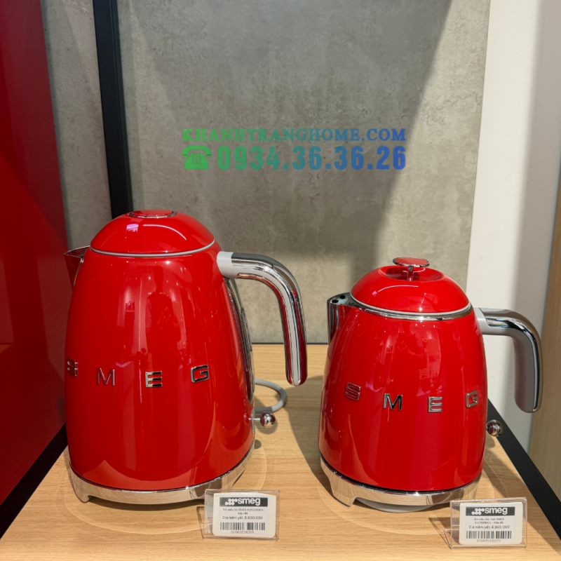 ẤM ĐUN NƯỚC THẬP NIÊN 50 MÀU ĐỎ SMEG KLF03RDEU 535 43 679 - 10