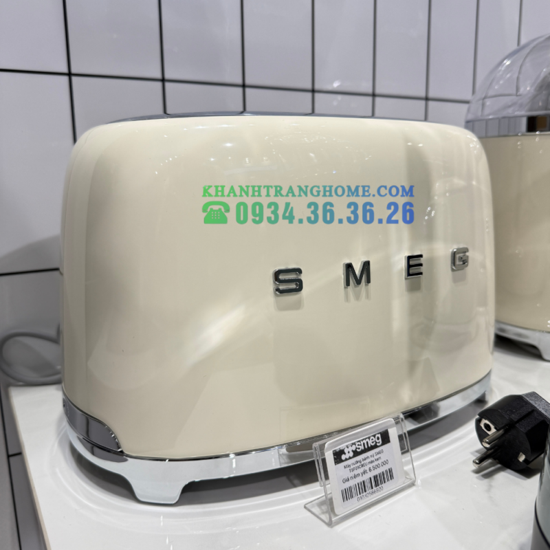MÁY NƯỚNG BÁNH MÌ 2 LÁT THẬP NIÊN 50 MÀU KEM SMEG TSF01CREU 535 43 665 - 10