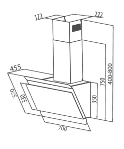 Máy Hút Mùi Độc Lập Canzy CZ 2770H - 4 Máy Hút Mùi Độc Lập Canzy CZ 2770H
