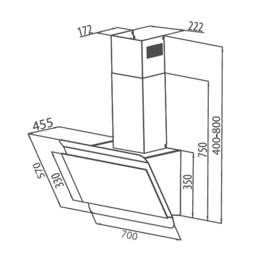 Máy Hút Mùi Độc Lập Canzy CZ 2770H
