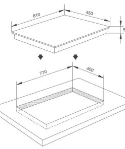 Bếp điện từ 3 vùng nấu Malloca MH-03IRA / Bếp 1 từ 2 điện, kính Eurokera - 7 BẾP ĐIỆN TỪ 3 VÙNG NẤU MALLOCA MH-03IRA