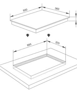 BẾP ĐIỆN TỪ 4 VÙNG NẤU MALLOCA MH-04IR S