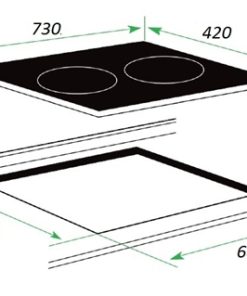 BẾP ĐIỆN KẾT HỢP TỪ KAFF KF-FL666IH