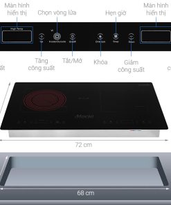 BẾP ĐÔI ĐIỆN TỪ HỒNG NGOẠI SUNHOUSE MAMA MMB9100VN - 5 BẾP ĐÔI ĐIỆN TỪ HỒNG NGOẠI SUNHOUSE MAMA MMB9100VN