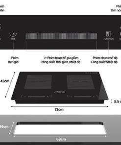 BẾP ĐÔI ĐIỆN TỪ SUNHOUSE MAMA MMB888DI - 4 BẾP ĐÔI ĐIỆN TỪ SUNHOUSE MAMA MMB888DI