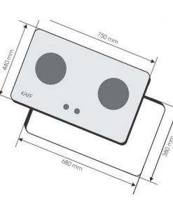 BẾP GAS ÂM KAFF KF 212