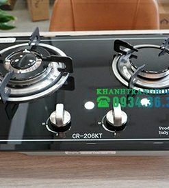 Bếp gas âm kính 2 lò Capri CR-206KT - 4 BẾP GAS ÂM KÍNH 2 LÒ CAPRI CR-206KT