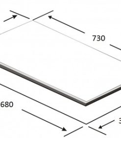 BẾP GAS ÂM KÍNH 2 LÒ CAPRI CR-208KT BLACK