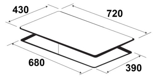 BẾP HAI TỪ KAFF KF FL666II