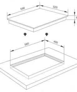 BẾP HỒNG NGOẠI 3 VÙNG NẤU MALLOCA MR 593