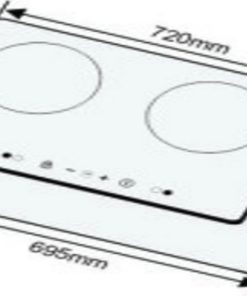 BẾP HỒNG NGOẠI ĐÔI CAPRI CR-827KT