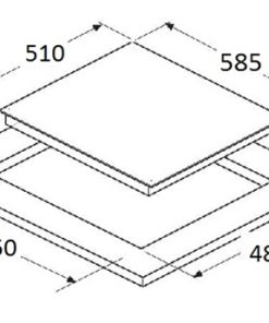 Bếp từ hồng ngoại 3 vùng nấu Capri CR-836KT - 4 BẾP TỪ HỒNG NGOẠI 3 VÙNG NẤU CAPRI CR-836KT