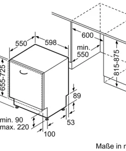 Máy rửa Chén Âm Toàn Phần BOSCH SMV6ZCX55E |Serie 6 - 5 BOSCH SMV6ZCX55E SERIE 6