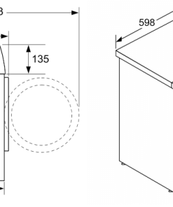 MÁY GIẶT BOSCH WGG254A0SG SERIE 6 KHỐI LƯỢNG GIẶT 10KG CÔNG NGHÊ I-DOS THÔNG MINH - 122 BOSCH WGG254A0SG SERIE 6