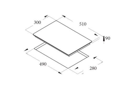 Bếp ga Cata LCI 302 BK