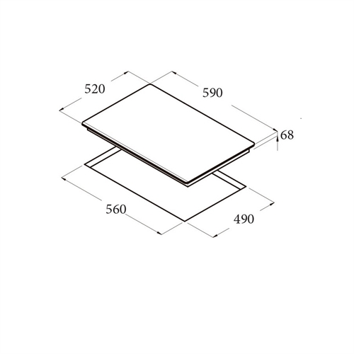 Bếp từ Cata ISB 603 WH