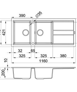 CHẬU ĐÁ MALLOCA TITANIUM K-50073