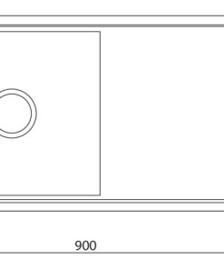 Chậu rửa bát INOX KAFF KF-HMD9045BI - 5 CHẬU RỬA BÁT INOX KAFF KF-HMD9045BI