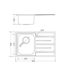 Chậu rửa chén Malloca MS-1017 NEW - 4 CHẬU RỬA CHÉN MALLOCA MS-1017 NEW