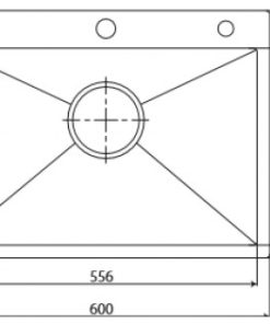 Chậu rửa INOX KAFF KF-HM6045 - 5 CHẬU RỬA INOX KAFF KF-HM6045