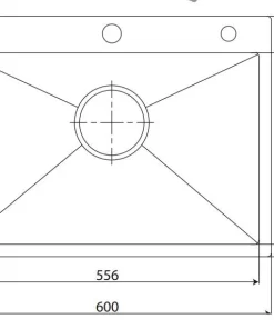 CHẬU RỬA INOX KAFF KF-HM6045BI