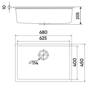 CHẬU RỬA KAFF KF-MONDX-6845