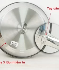Chảo từ 3 lớp Chefs EH-FRY280 - 5 CHEFS EH-FRY280