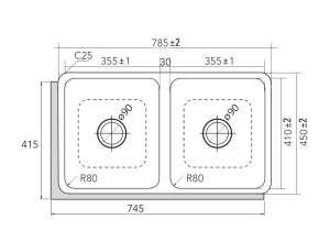 Chậu rửa Cata CB 2