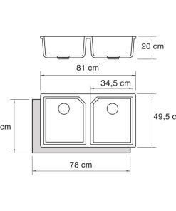 Chậu rửa Cata FRS-2 SV