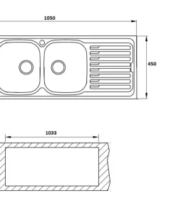 Chậu rửa Eurosun EU-10545S