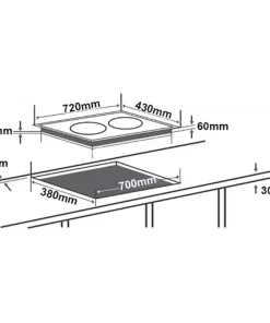 Bếp Từ Chefs EH-DIH866G - 4 Chefs EH-DIH866G