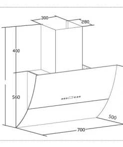 Máy hút mùi Chefs EH-R706E7B - 5 Chefs EH-R706E7B