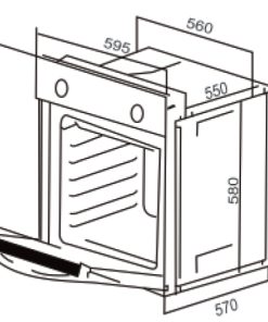 Lò nướng âm tủ Capri CR-666B - 4 LÒ NƯỚNG ÂM TỦ CAPRI CR-666B