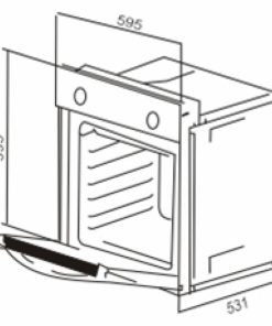 LÒ NƯỚNG ÂM TỦ ĐA CHỨC NĂNG CAPRI CR-BIE66T3-A3