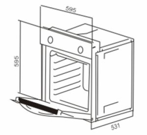 LÒ NƯỚNG ÂM TỦ ĐA CHỨC NĂNG CAPRI CR-BIE66T3-A3