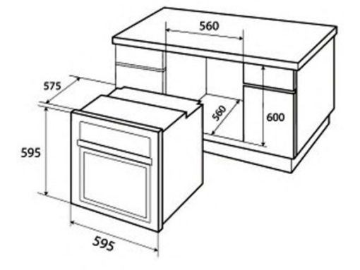 LÒ NƯỚNG ÂM TỦ KAFF KF-900