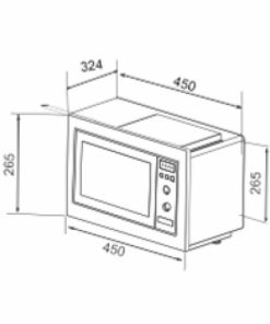 Lò vi sóng âm hoặc để bàn Capri MM20XPAH-22 lít - 4 LÒ VI SÓNG ÂM HOẶC ĐỂ BÀN CAPRI MM20XPAH-22 LÍT