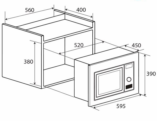 LÒ VI SÓNG ÂM TỦ KAFF KF-MC01