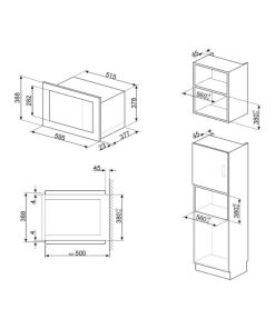LÒ VI SÓNG KẾT HỢP NƯỚNG CLASSICA THÉP KHÔNG GỈ CHỐNG DÍNH SMEG FMI325X 536 34 161 - 4 LÒ VI SÓNG KẾT HỢP NƯỚNG CLASSICA THÉP KHÔNG GỈ CHỐNG DÍNH SMEG FMI325X 536 34 161