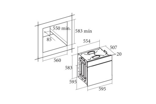 Lò Nướng Cata SE 6204 X