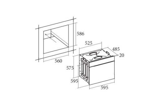 Lò nướng Cata CM 760 AS WH