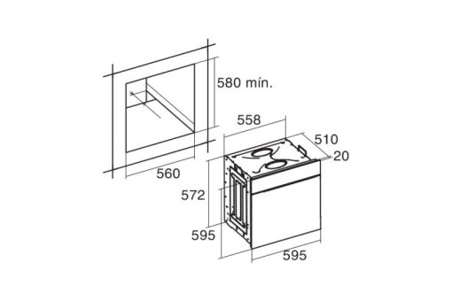 Lò nướng Cata LCMD 8008 BK