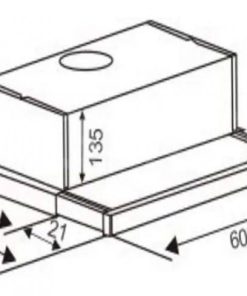 MÁY HÚT MÙI ÂM TỦ CAPRI CR-602H