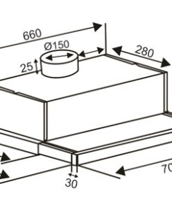 Máy hút mùi âm tủ Capri CR-702G - 5 MÁY HÚT MÙI ÂM TỦ CAPRI CR-702G