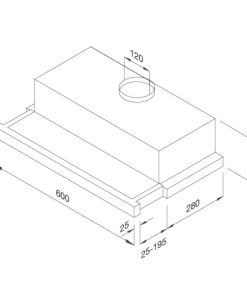 Máy hút mùi âm tủ Malloca K1506 TC - 5 MÁY HÚT MÙI ÂM TỦ MALLOCA K1506 TC