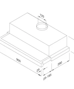 MÁY HÚT MÙI ÂM TỦ MALLOCA K1509 TC