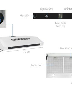MÁY HÚT MÙI CLASSIC MALLOCA H342-7 TC